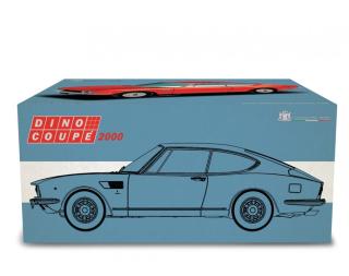 Fiat Dino Coupé 2000 1967 Bianco Laudoracing 1:18 Resinemodell (Türen, Motorhaube... nicht zu öffnen!)